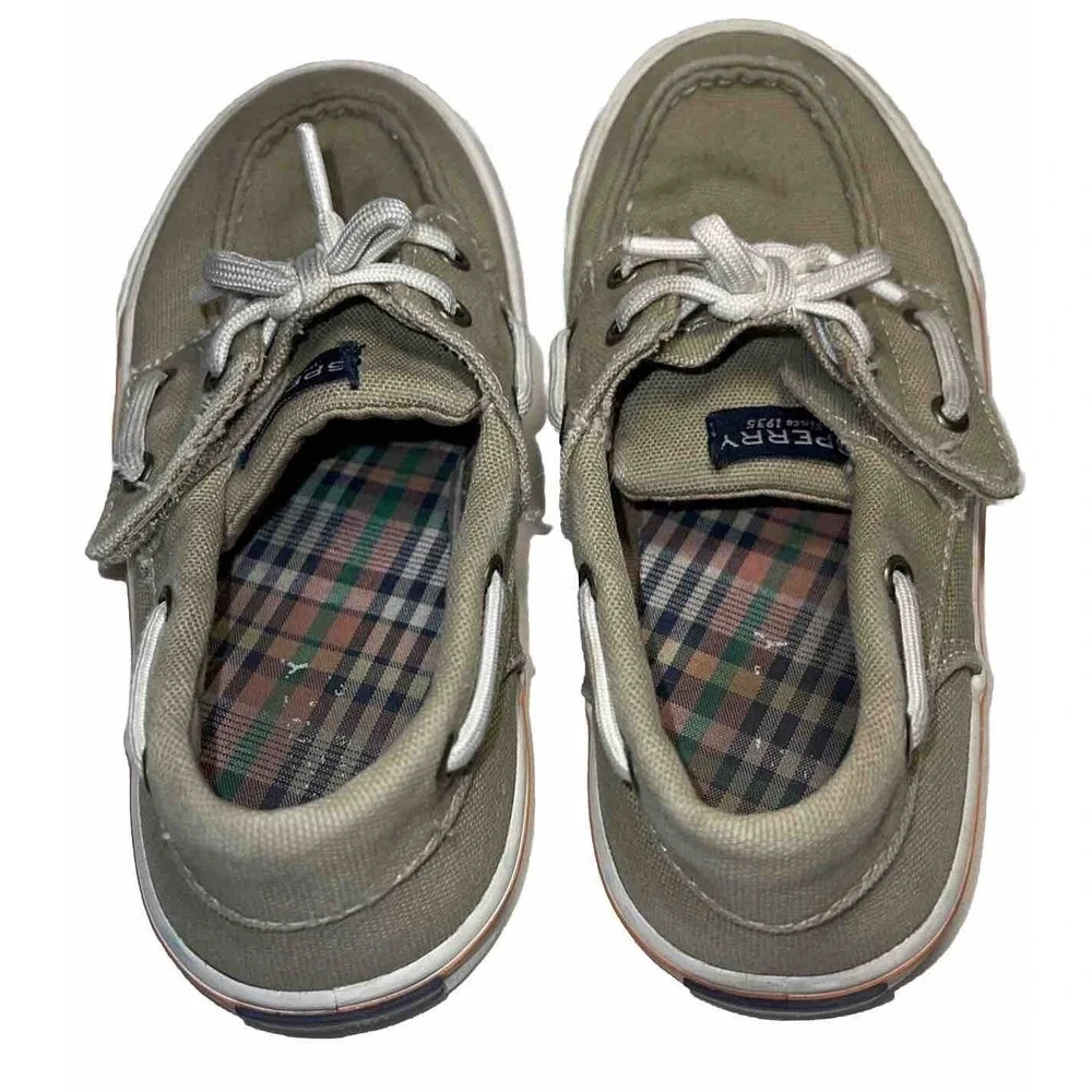 Youth Boys 12M Sperry Top Sider No Tie Boat Shoes